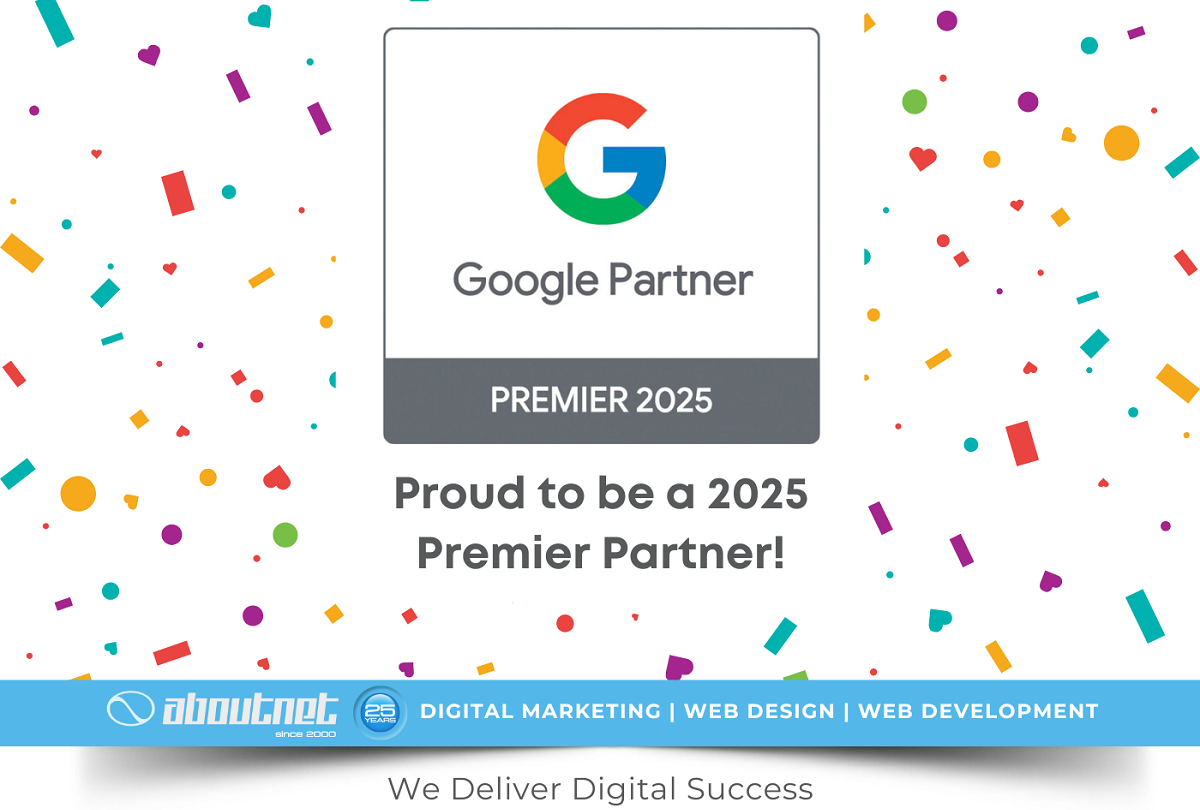 Η Aboutnet Google Premier Partner 2025